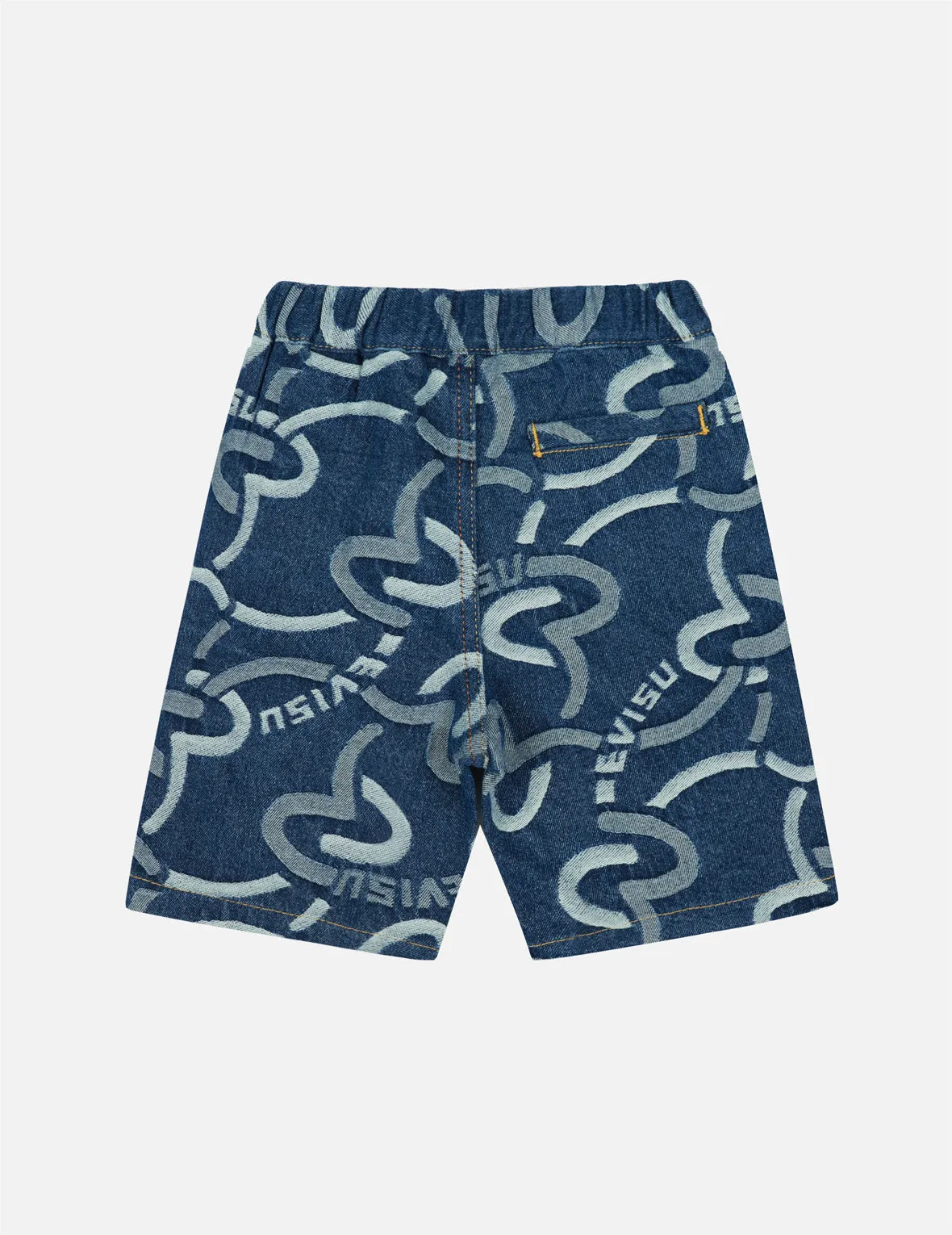 Allover Seagull and Logo Print Regular Fit Denim Shorts sold by Evisu product image thumbnail 2