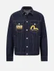 EVISU Squad Daicock Print Denim Jacket sold by Evisu