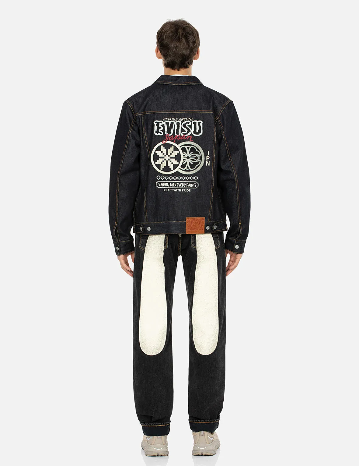 Daicock Print Baggy Fit Denim Jeans #2000 sold by Evisu product image thumbnail 5