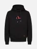 Seagull Print Hooded Sweatshirt sold by Evisu
