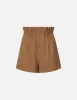 Front Pleat Paper Bag Shorts sold by Evisu