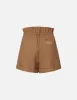 Front Pleat Paper Bag Shorts sold by Evisu