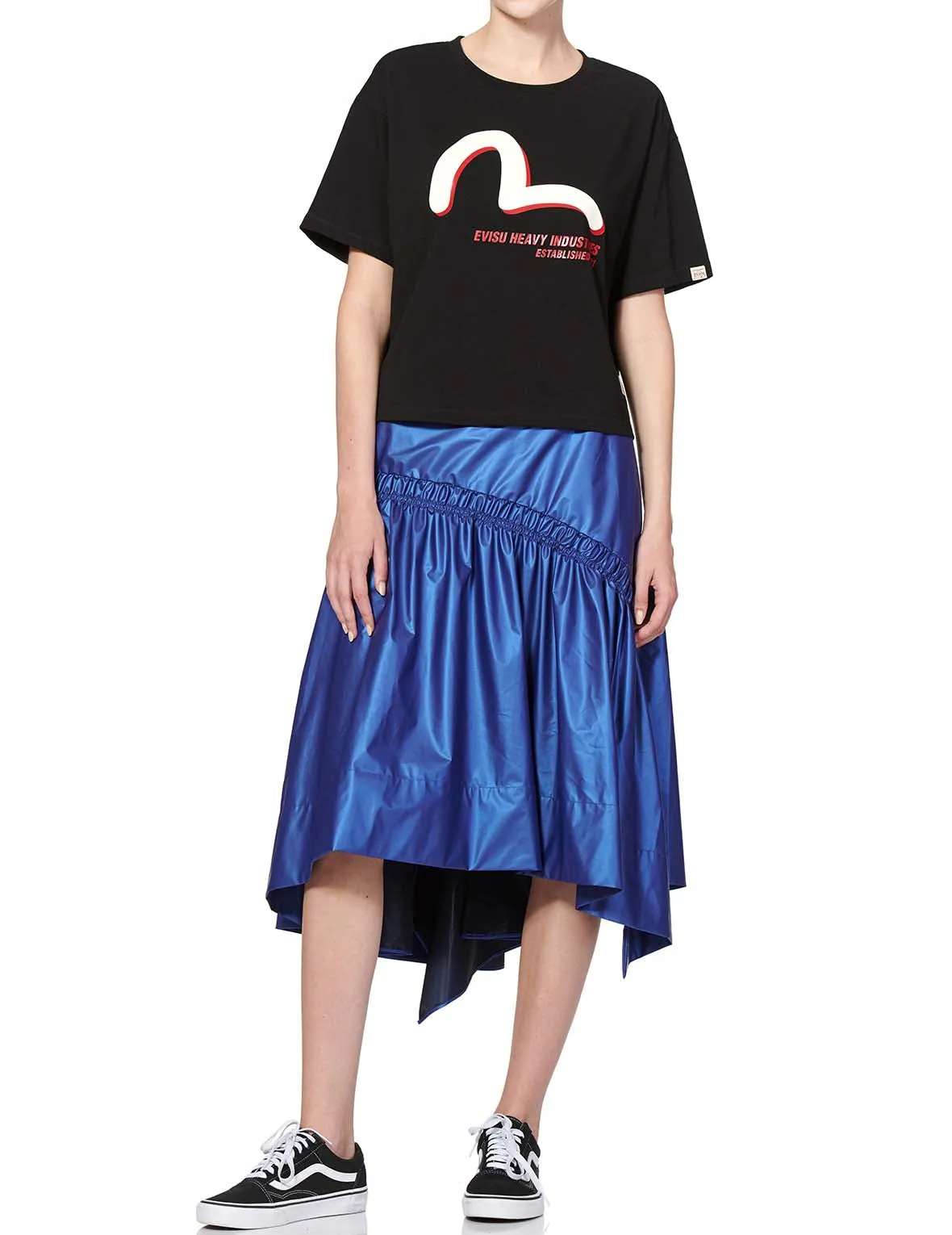 Layered Skirt with Logo and Seagull Print sold by Evisu product image thumbnail 3
