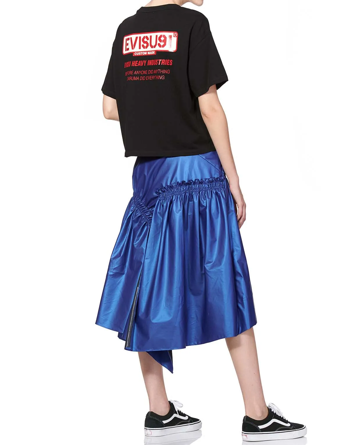 Layered Skirt with Logo and Seagull Print sold by Evisu product image thumbnail 4