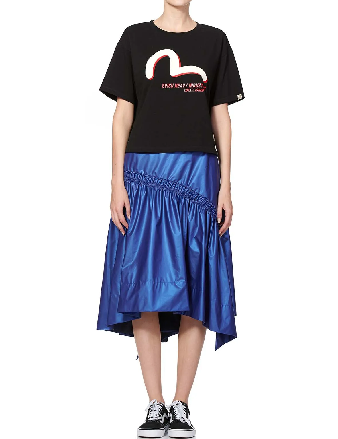 Layered Skirt with Logo and Seagull Print sold by Evisu product image thumbnail 5