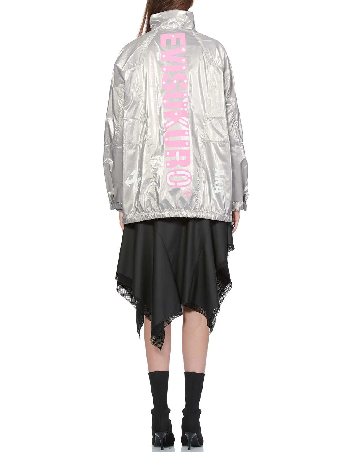 Multi Print Reflective Pullover Windbreaker Jacket sold by Evisu product image thumbnail 2