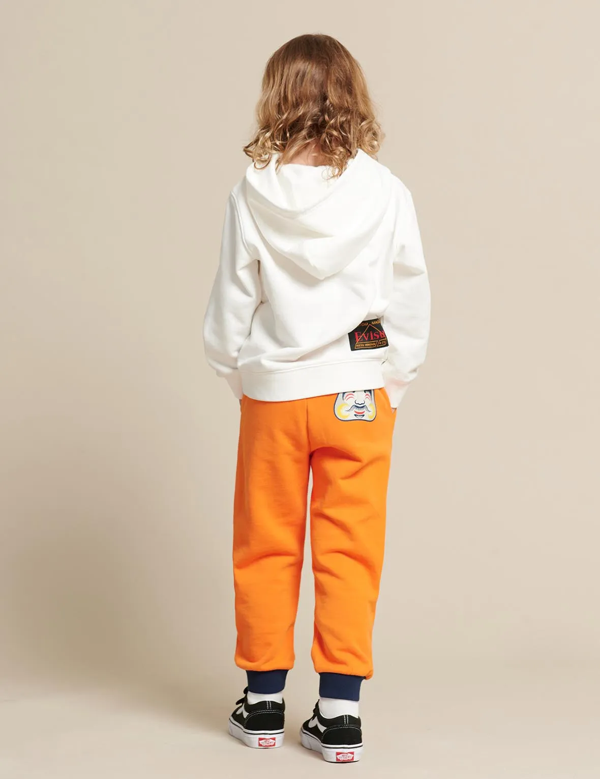 Daruma Mask Print Color Blocking Sweatpants sold by Evisu product image thumbnail 5