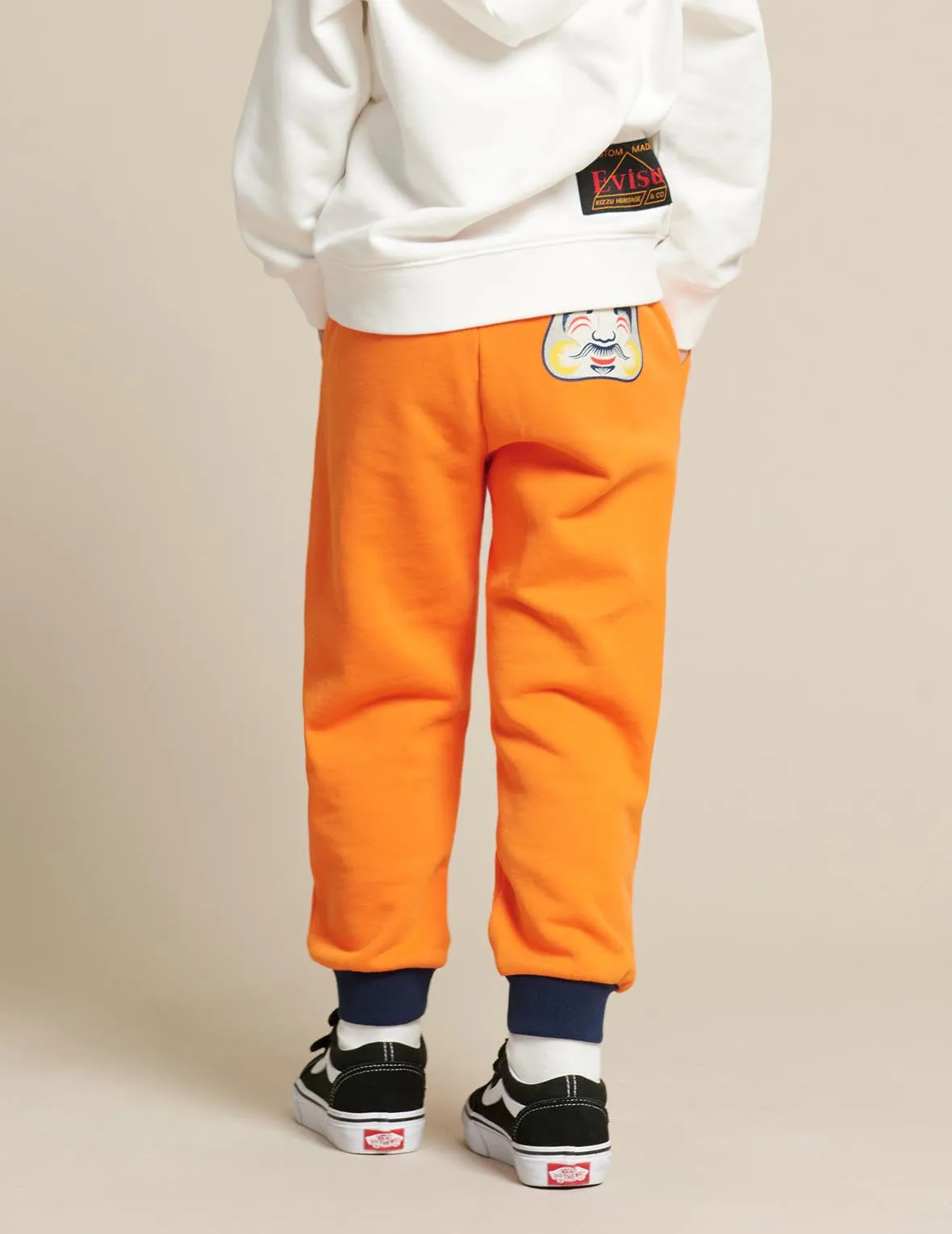 Daruma Mask Print Color Blocking Sweatpants sold by Evisu product image thumbnail 3