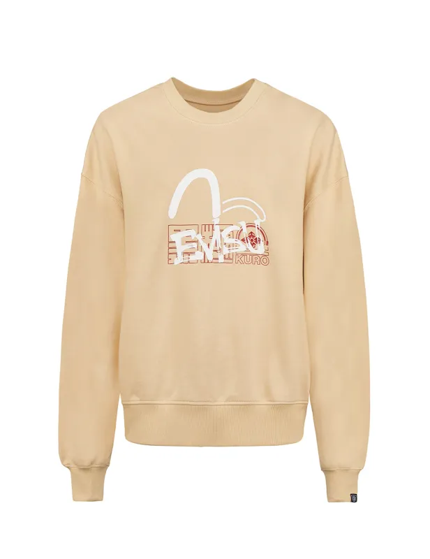 Ripple Effect Kamon Print Sweatshirt sold by Evisu