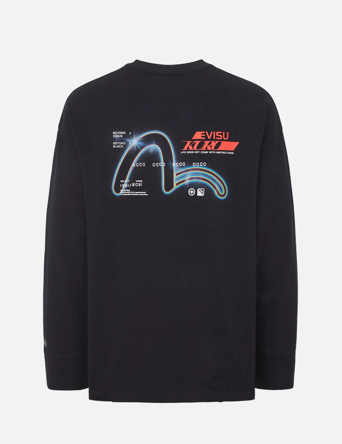 Eclipse Seagull Print Oversize Sweatshirt sold by Evisu product image thumbnail 2