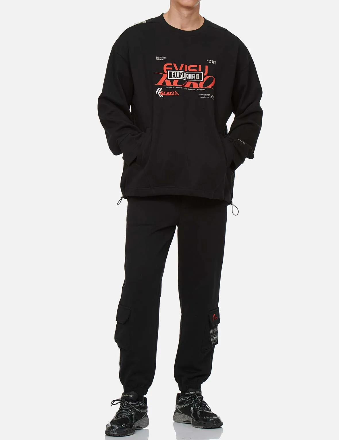 Eclipse Seagull Print Oversize Sweatshirt sold by Evisu product image thumbnail 5