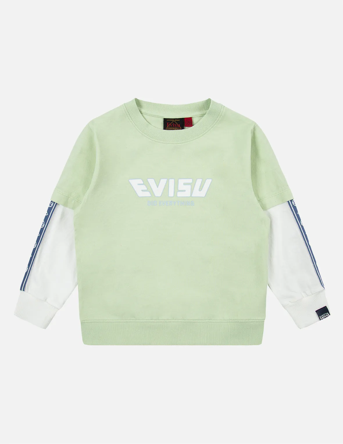 Logo Print 2-in-1 Long-sleeve Sweatshirt sold by Evisu product image thumbnail 2