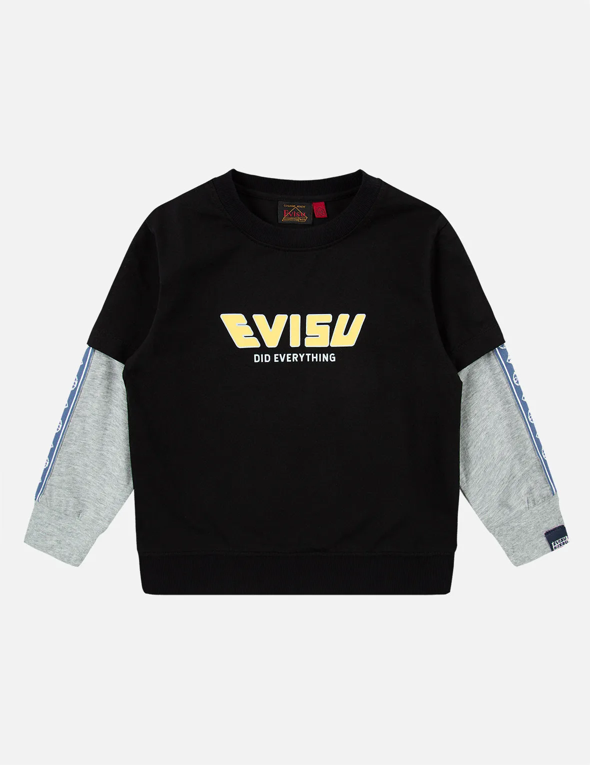 Logo Print 2-in-1 Long-sleeve Sweatshirt sold by Evisu