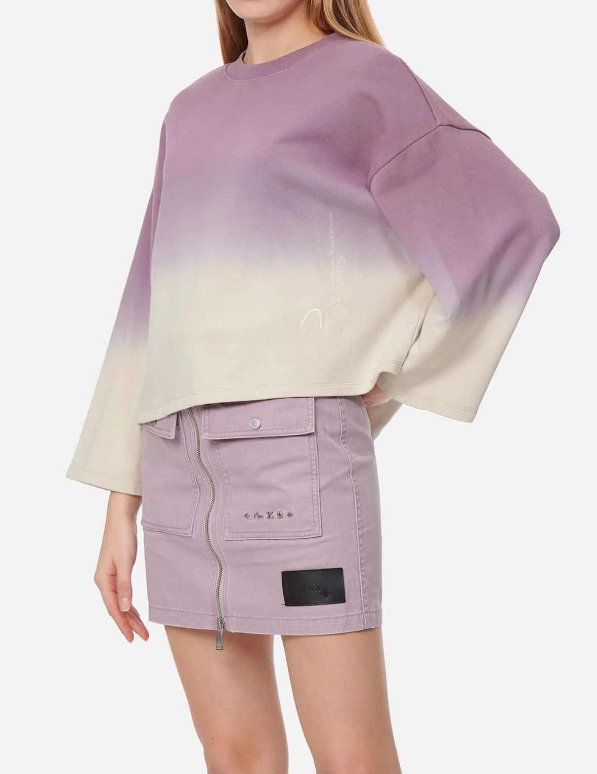 Dip-dyed Oversize Sweatshirt sold by Evisu product image thumbnail 3