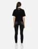 Allover Kamon and Logo-pattern Pocket High-waist Skinny Jeans sold by Evisu
