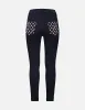 Allover Kamon and Logo-pattern Pocket High-waist Skinny Jeans sold by Evisu