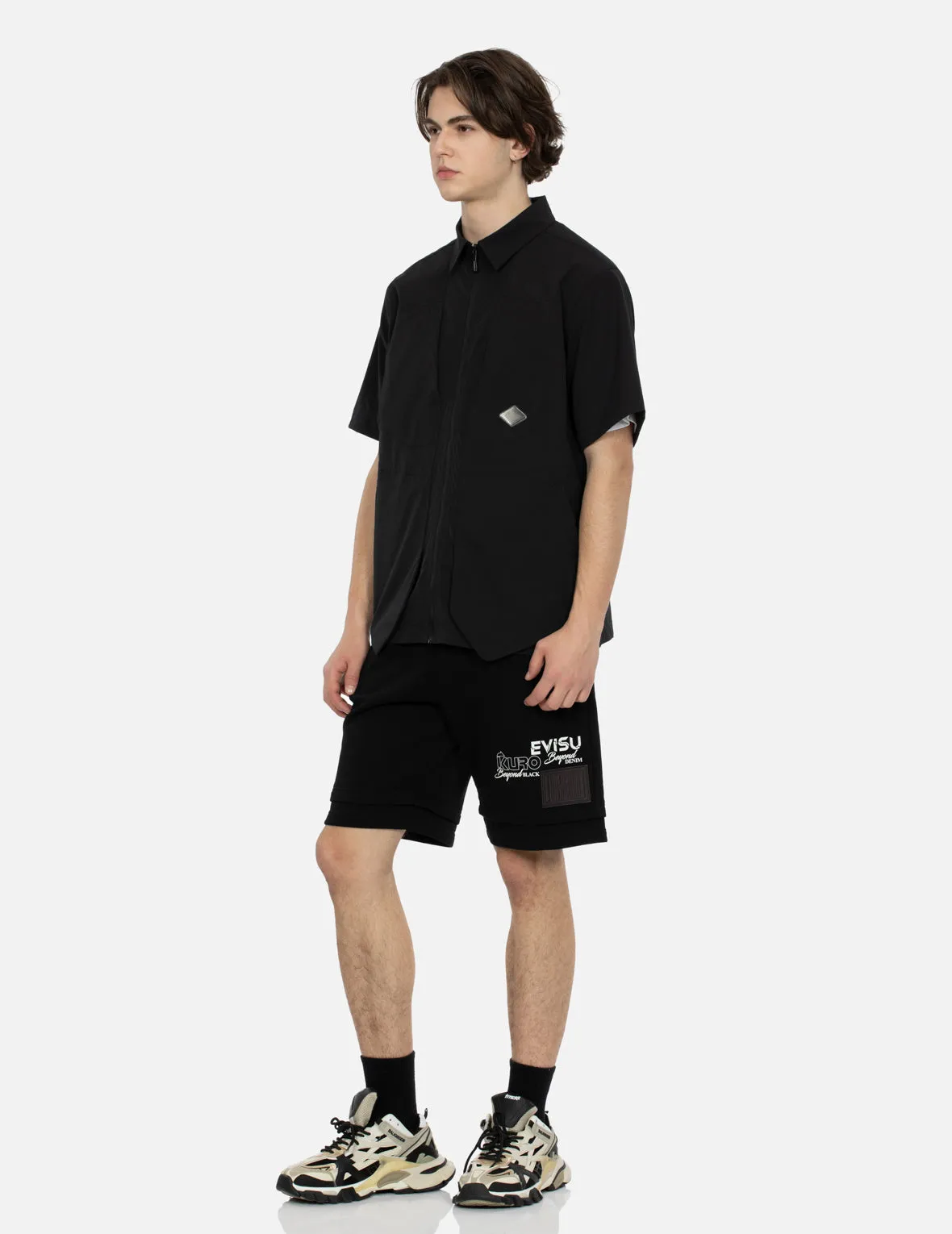 2-in-1 Regular Fit Short-Sleeves Shirt sold by Evisu product image thumbnail 3