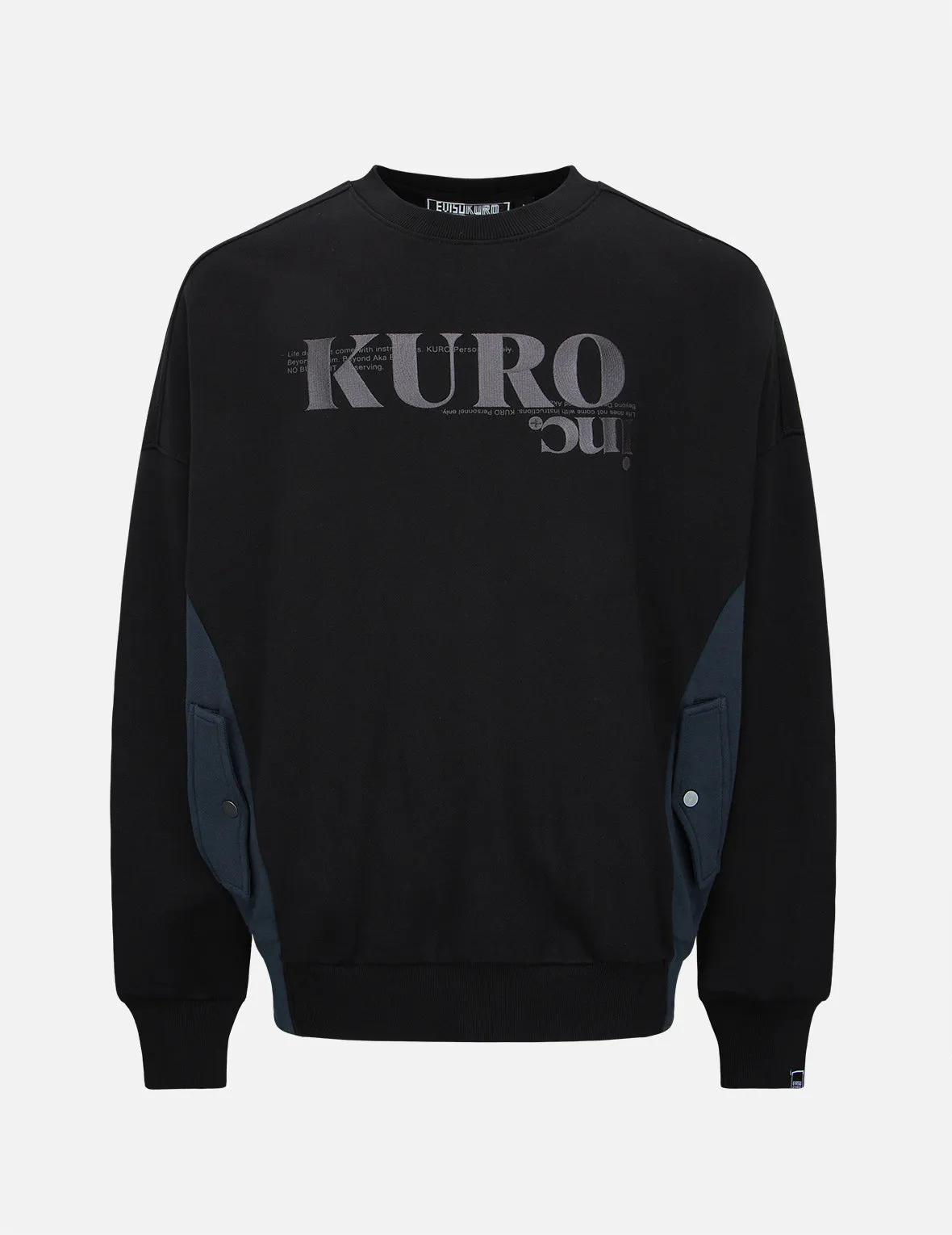 Contrast Side Pannels Sweatshirt sold by Evisu