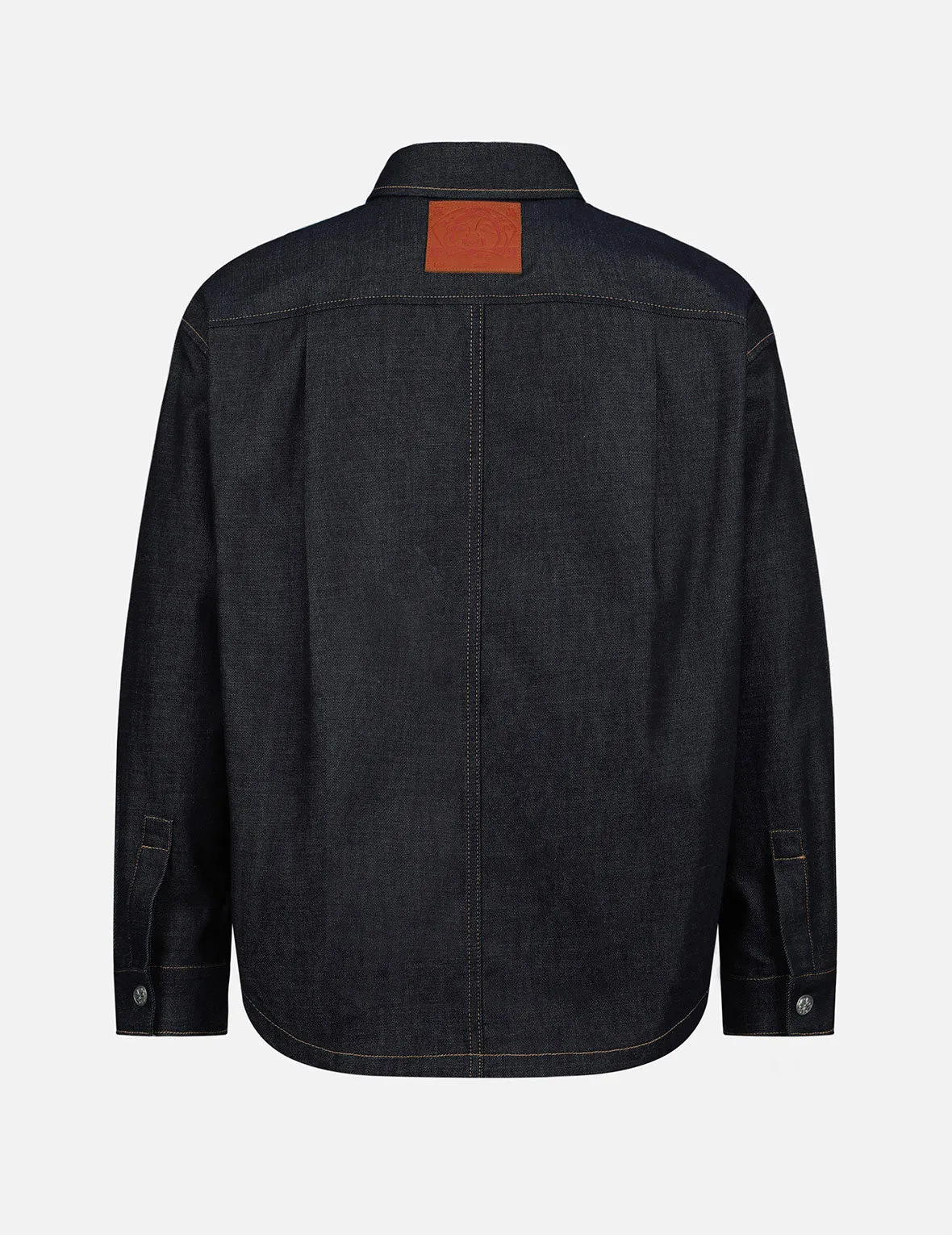 Sea Wave-pattern Seagull Embroidery Denim Shirt Jacket sold by Evisu product image thumbnail 2