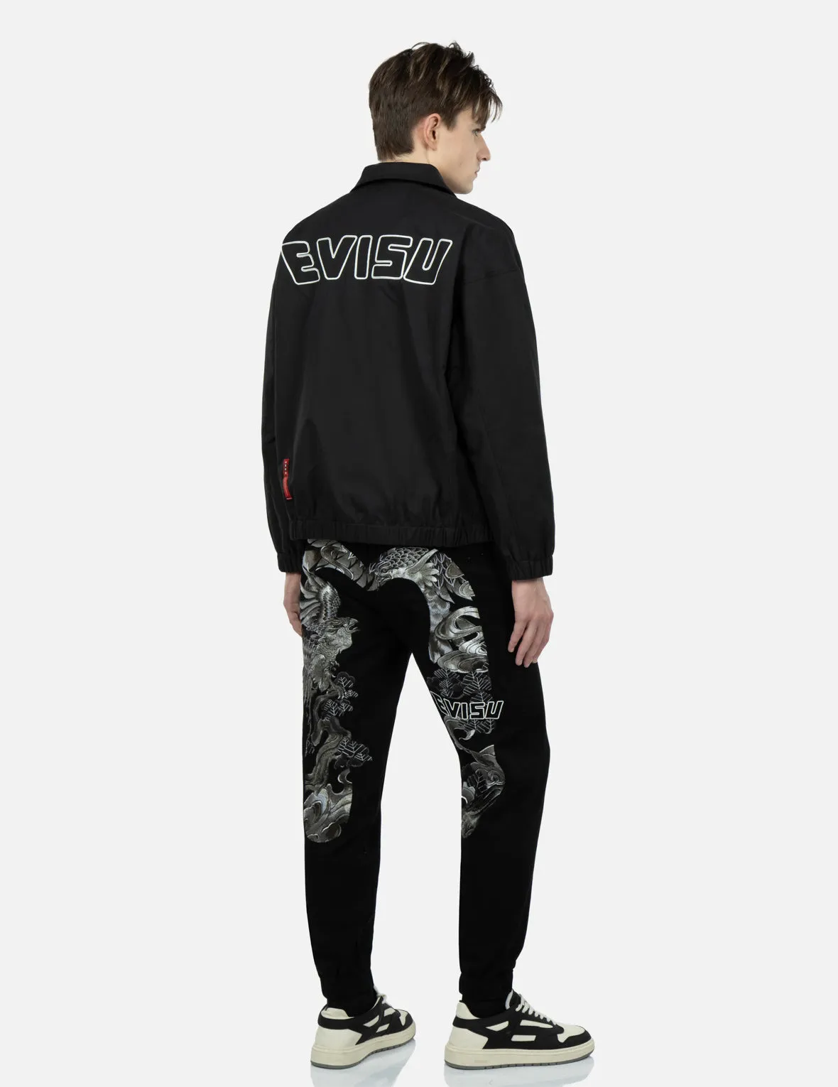 Eagle and Logo Embroidery Shirt Jacket sold by Evisu product image thumbnail 4