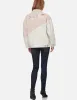 Fabric Blocking Sherpa Fleece Denim Jacket sold by Evisu