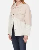 Fabric Blocking Sherpa Fleece Denim Jacket sold by Evisu