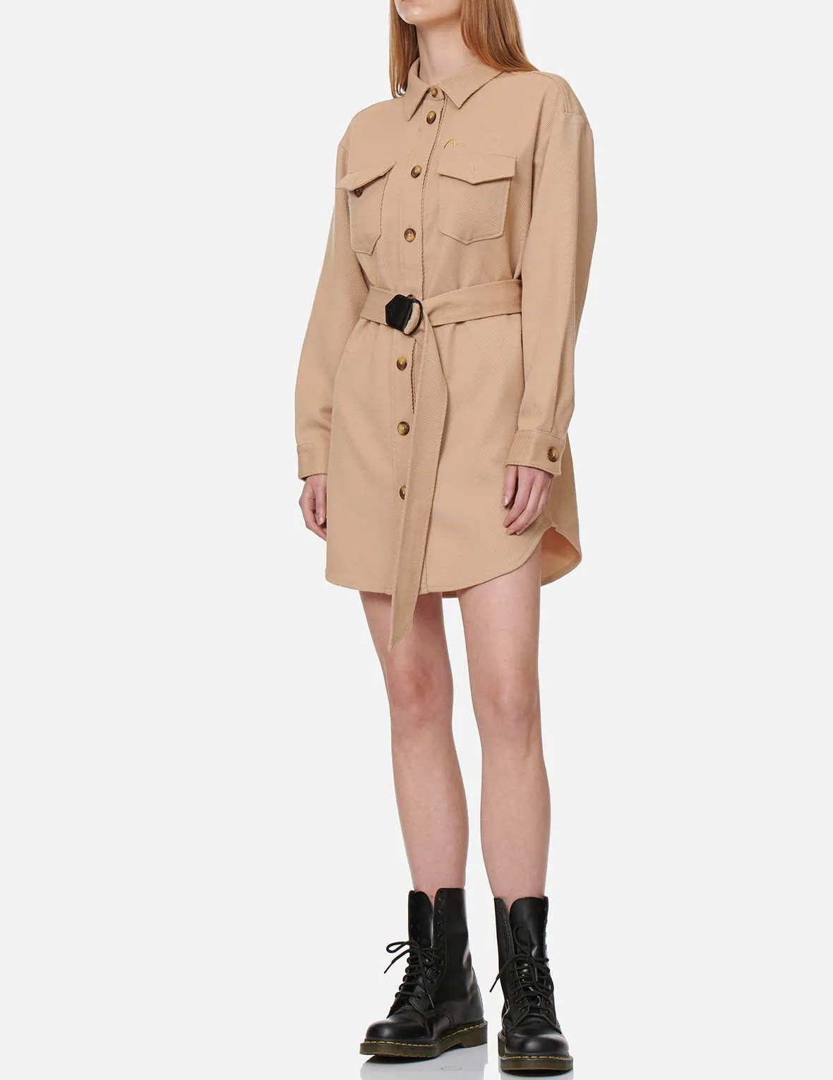Belted Shirt Dress sold by Evisu product image thumbnail 5