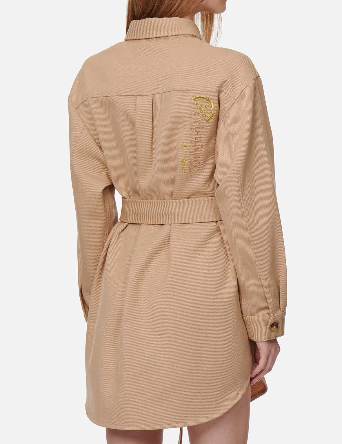 Belted Shirt Dress sold by Evisu product image thumbnail 4