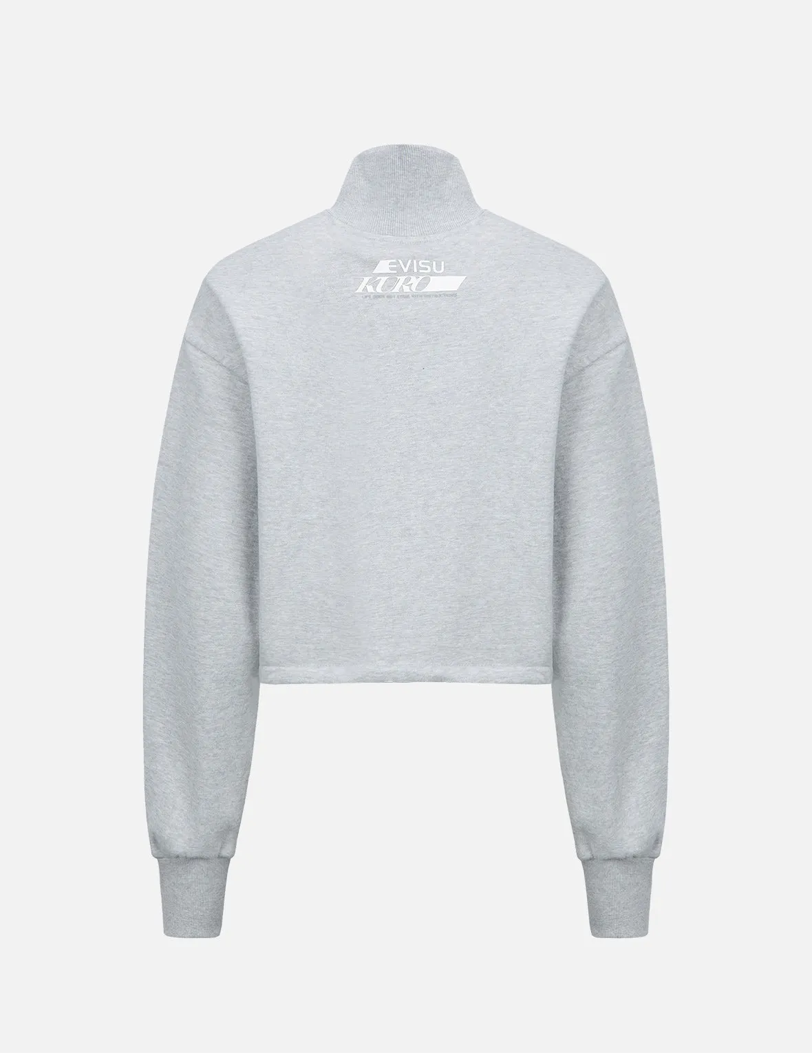 Triple Seagull Print Turtle Neck Sweatshirt sold by Evisu product image thumbnail 2