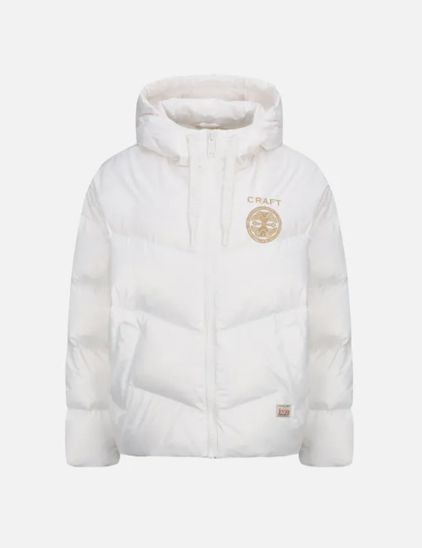 Kamon EmbroideredDown Jacket made by Evisu