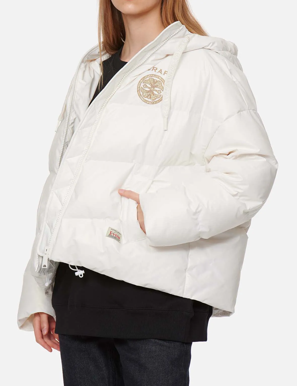 Kamon EmbroideredDown Jacket sold by Evisu product image thumbnail 5