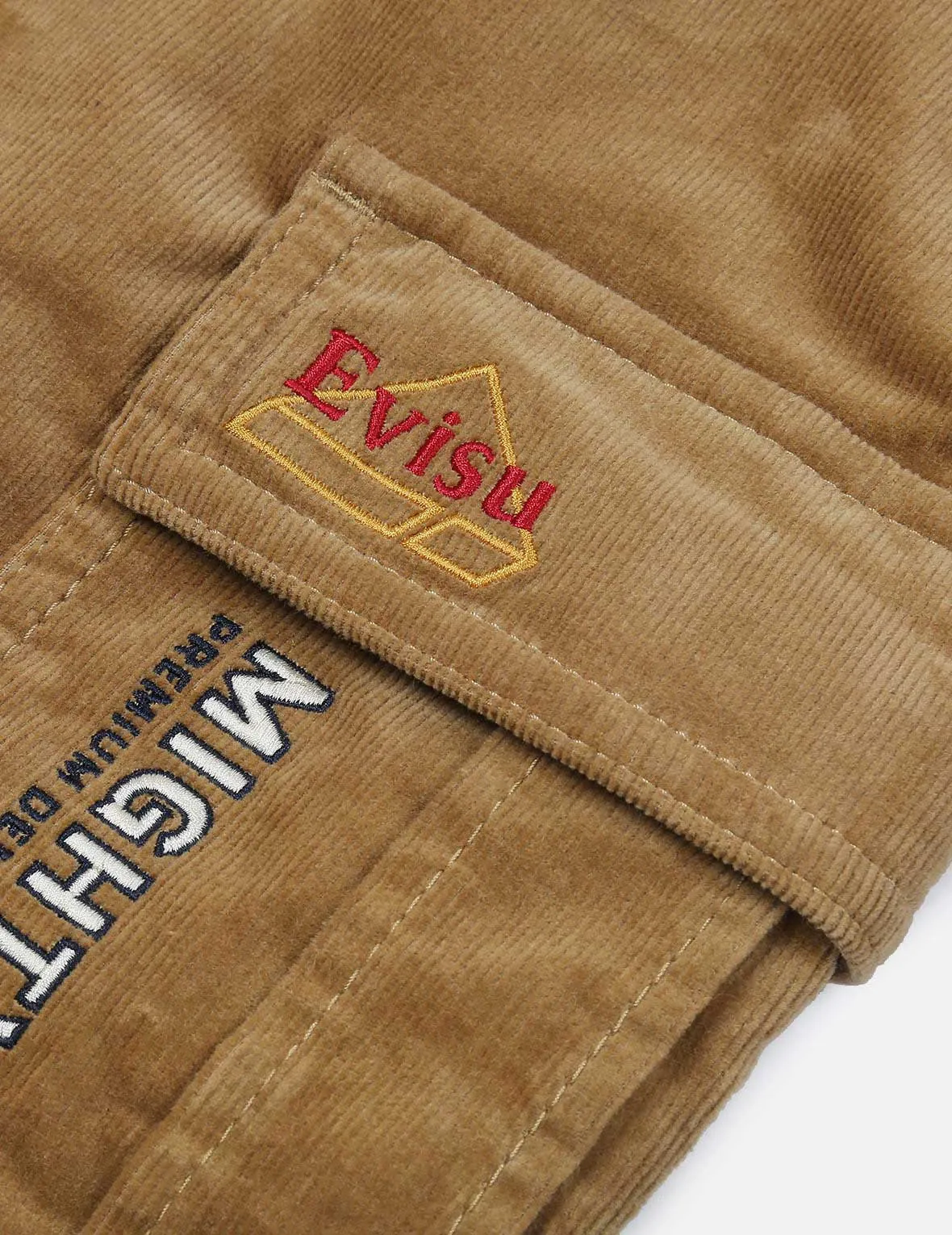Logo Embroidery Corduroy Skirt sold by Evisu product image thumbnail 3