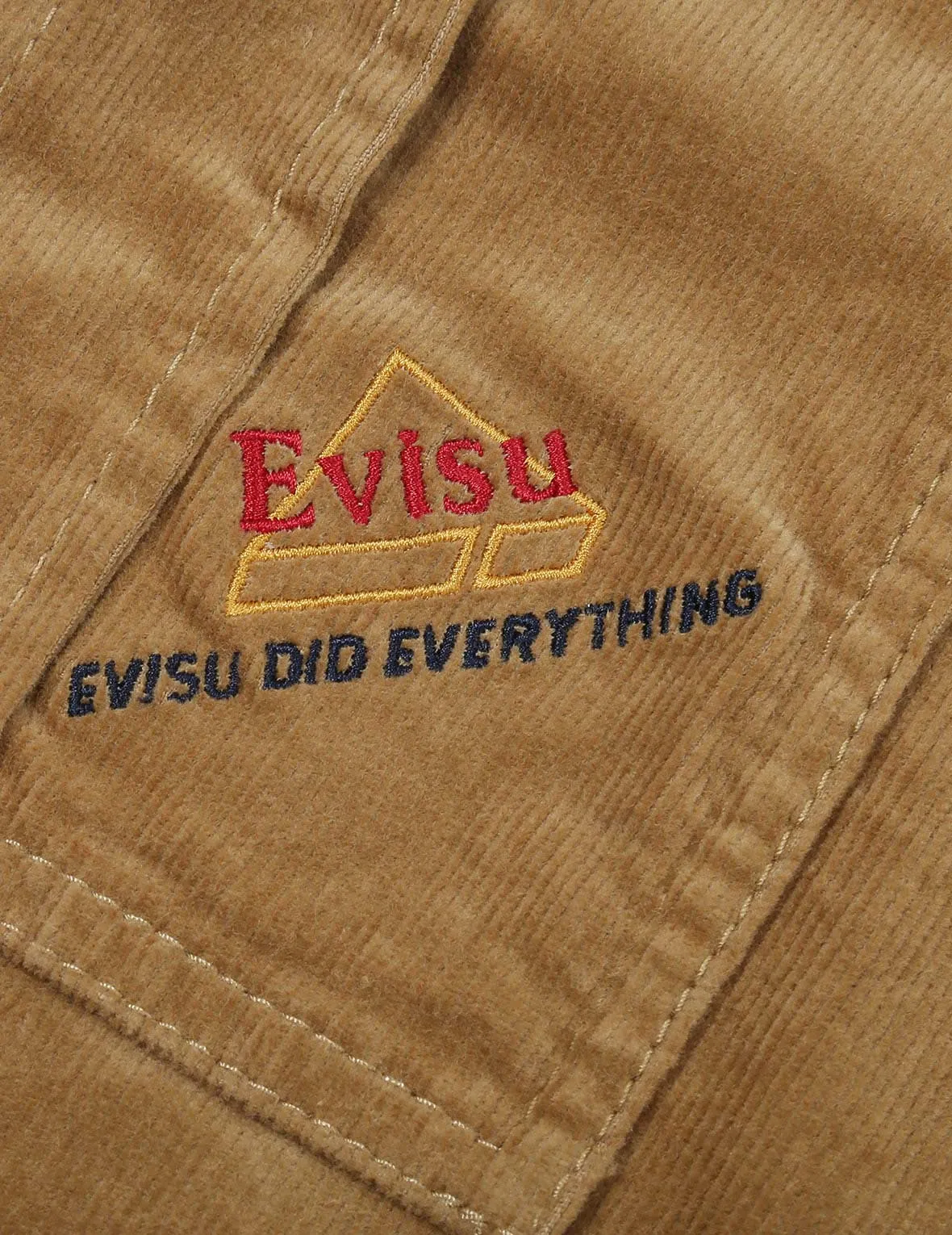 Logo Embroidery Corduroy Skirt sold by Evisu product image thumbnail 4