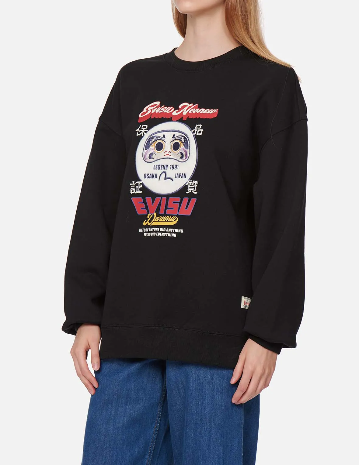 Daruma Patchwork Sweatshirt sold by Evisu product image thumbnail 3