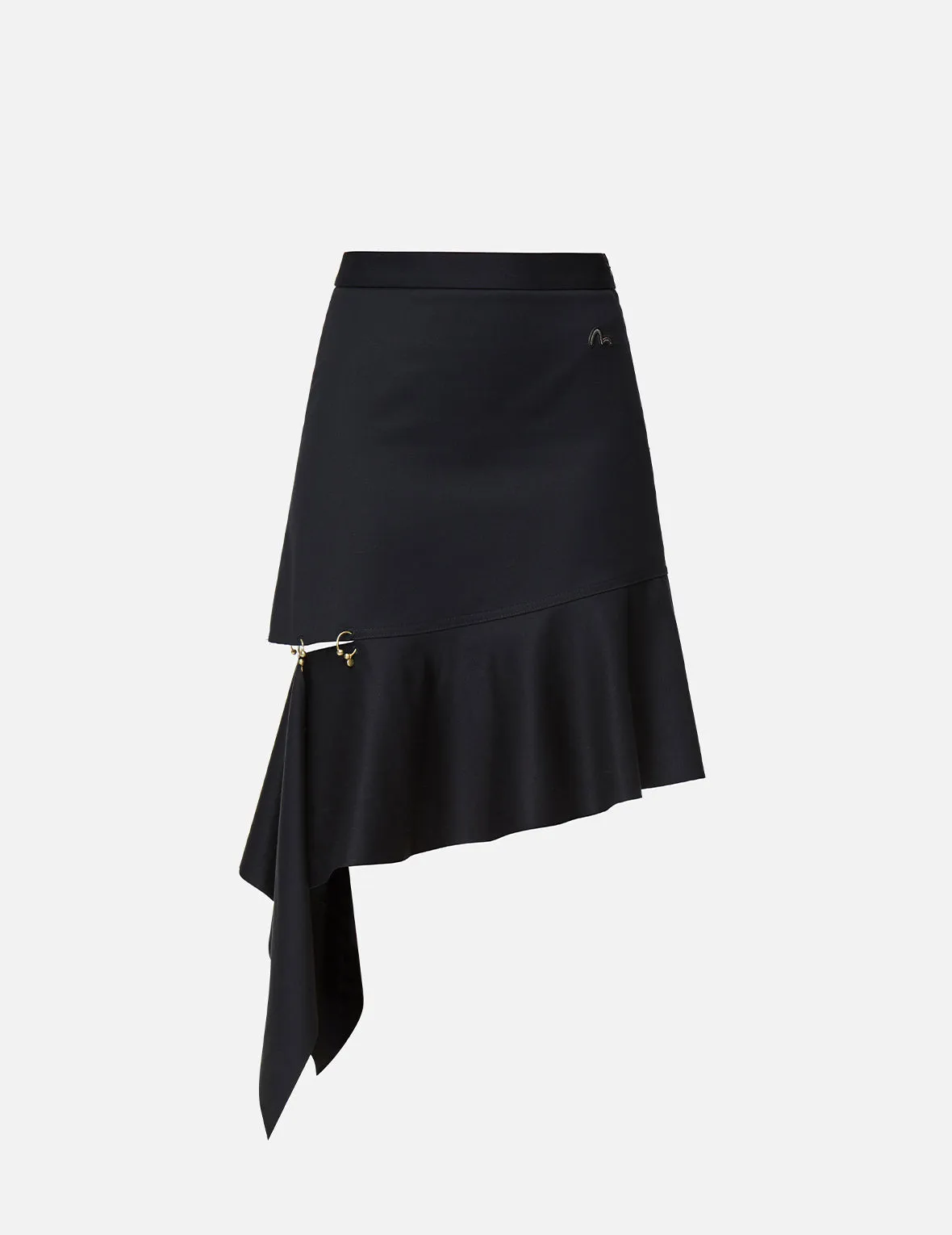 Asymmetric Drape Skirt sold by Evisu