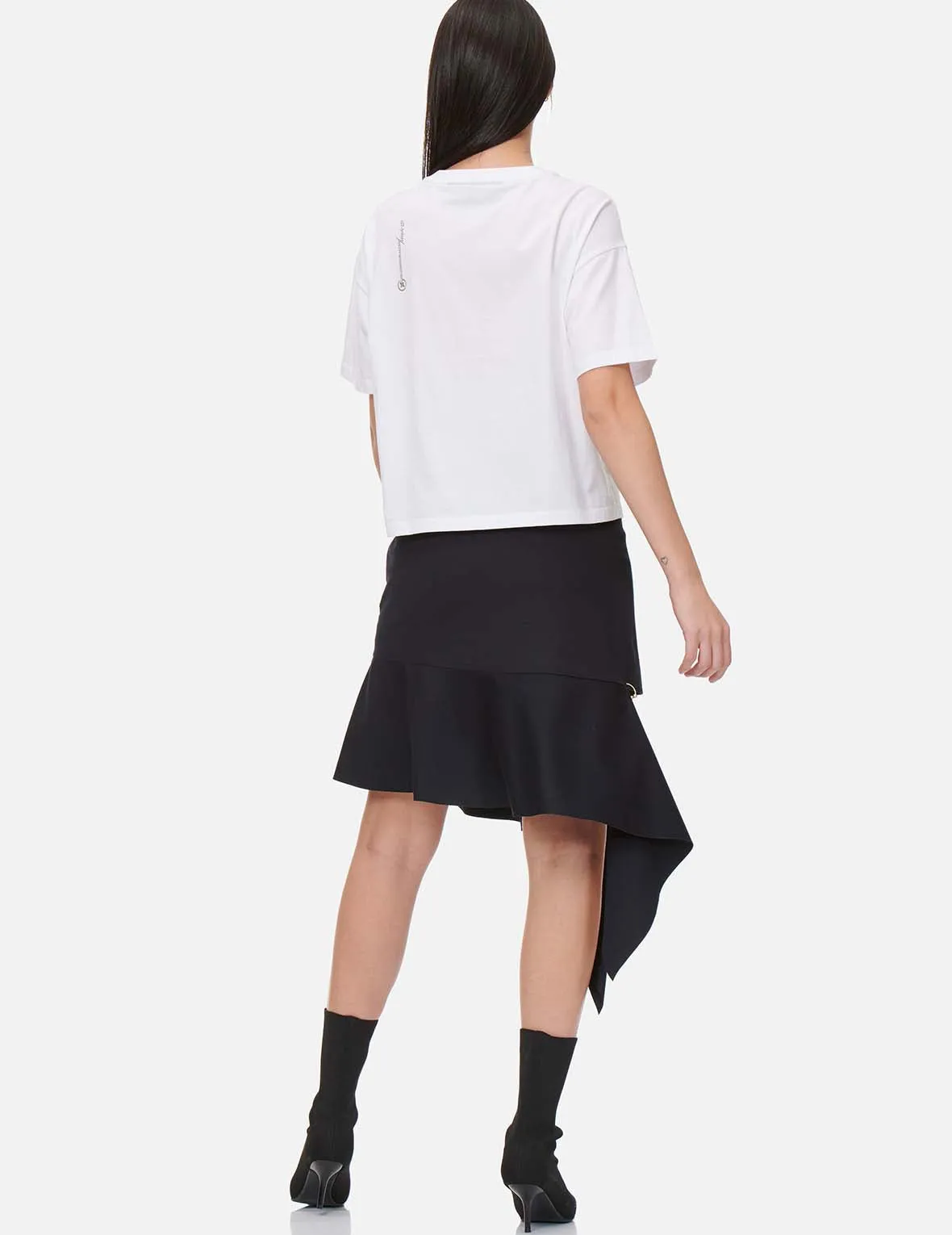 Asymmetric Drape Skirt sold by Evisu product image thumbnail 4