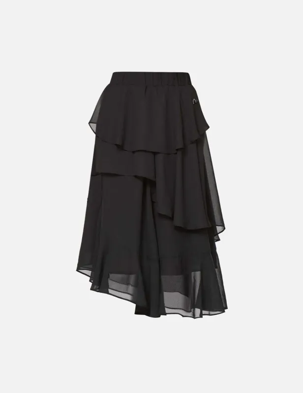 Asymmetric Layered Skirt sold by Evisu
