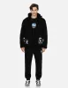 Fan-shaped Seagull and Wave Print 3D Fit Sweatpants sold by Evisu
