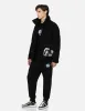 Fan-shaped Seagull and Wave Print 3D Fit Sweatpants sold by Evisu