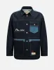 Vintage Handwritten Logo Embroidered Denim Shirt Jacket sold by Evisu