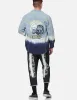 Tie-dye Denim Shirt Jacket sold by Evisu