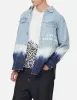 Tie-dye Denim Shirt Jacket sold by Evisu