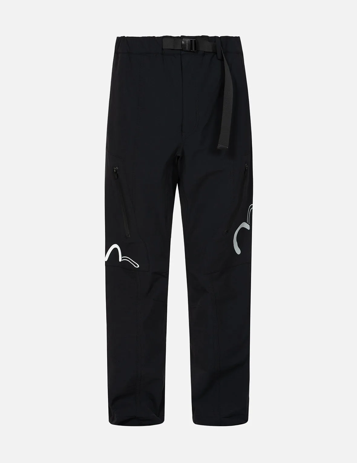 Seagull Print Panelled Regular Fit Jogger Pants sold by Evisu