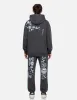 Seagull Print and Logo Embroidery Loose Fit Hoodie sold by Evisu