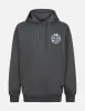 Seagull Print and Logo Embroidery Loose Fit Hoodie sold by Evisu