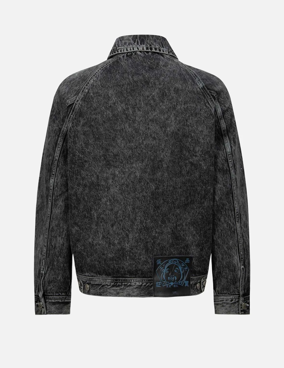 Poster Graphic and Seagull Print Loose Fit Denim Jacket sold by Evisu product image thumbnail 2