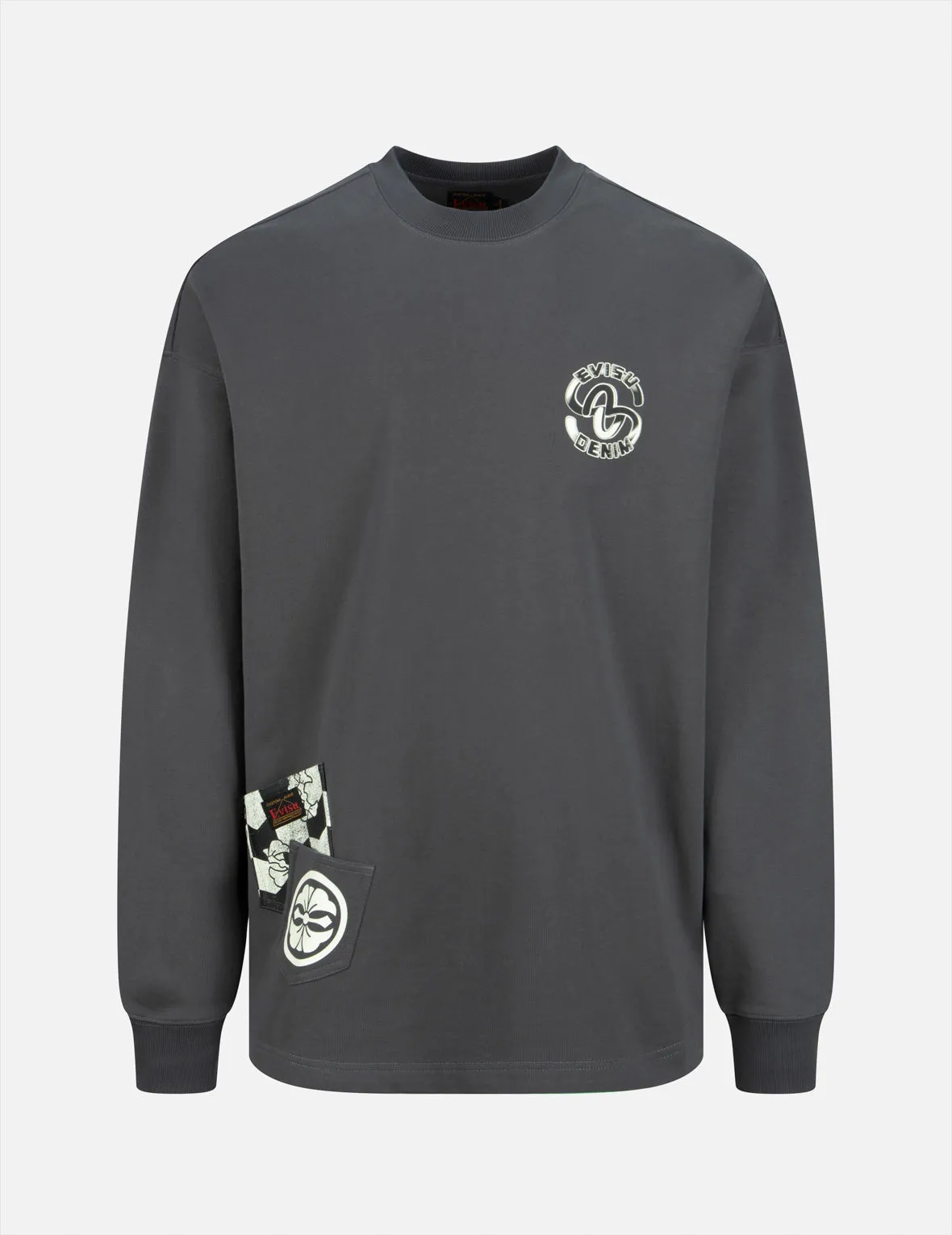 Multi-Pocket Loose Fit Sweatshirt sold by Evisu product image thumbnail 2