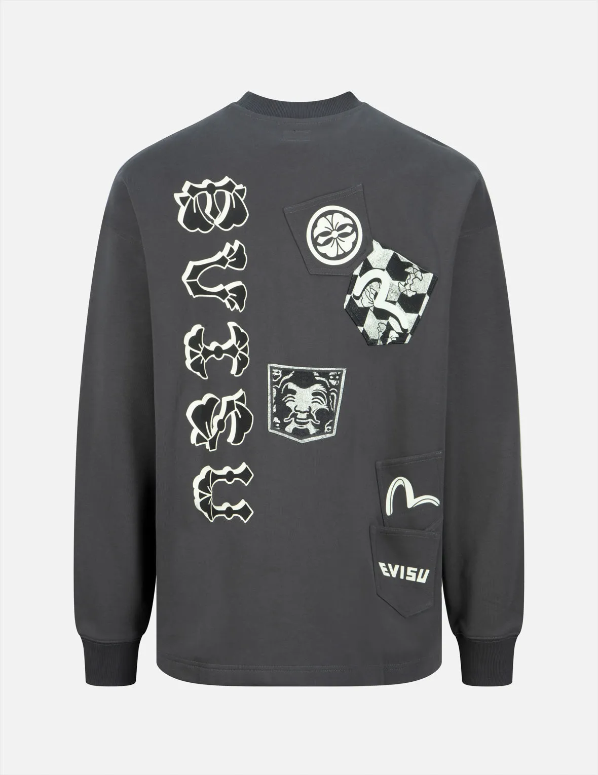 Multi-Pocket Loose Fit Sweatshirt sold by Evisu
