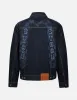 Monogram Daicock Regular Fit Denim Jacket sold by Evisu