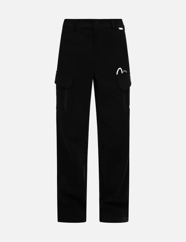 Logo and Seagull Print  Regular Fit Pants sold by Evisu